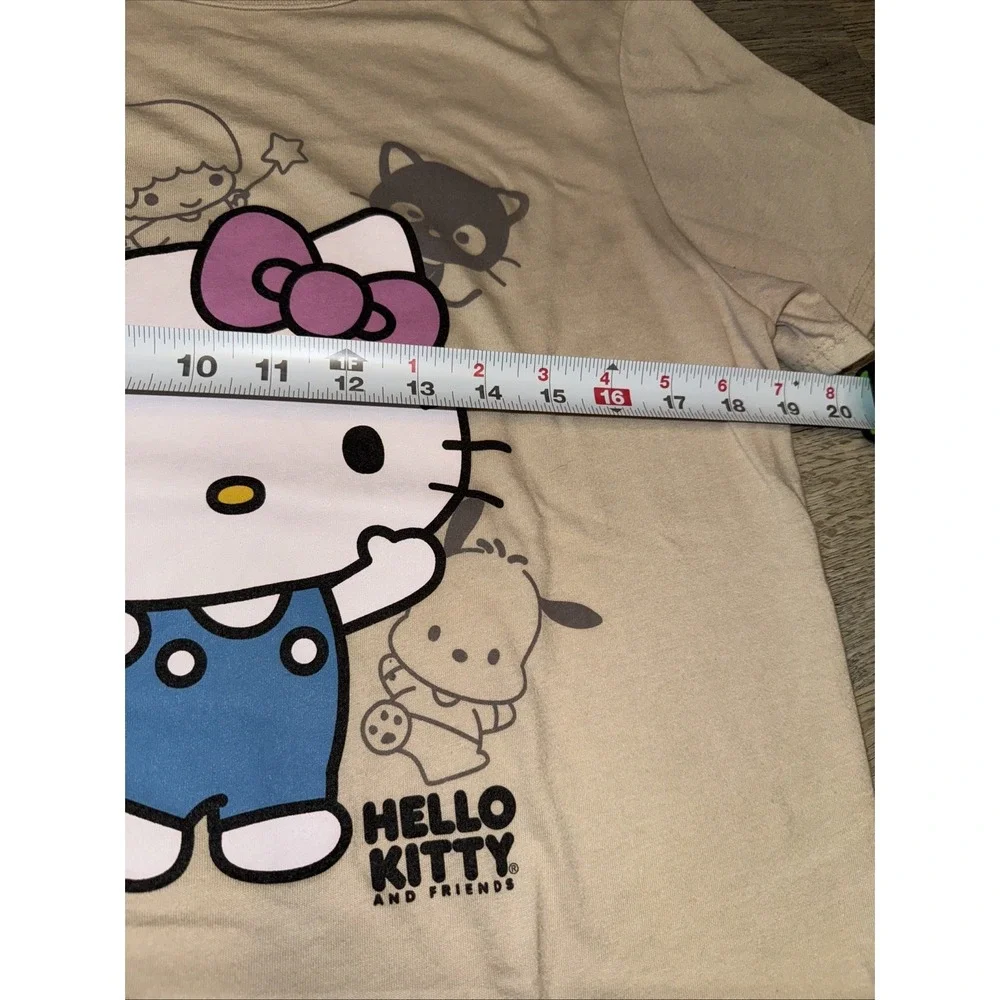 Hello Kitty and Friends Shirt Womens Short Sleeve Novelty Cartoon Size Medium - Picture 4 of 5